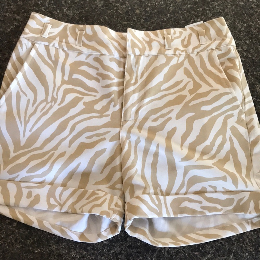 Tommy Hilfiger zebra shorts.